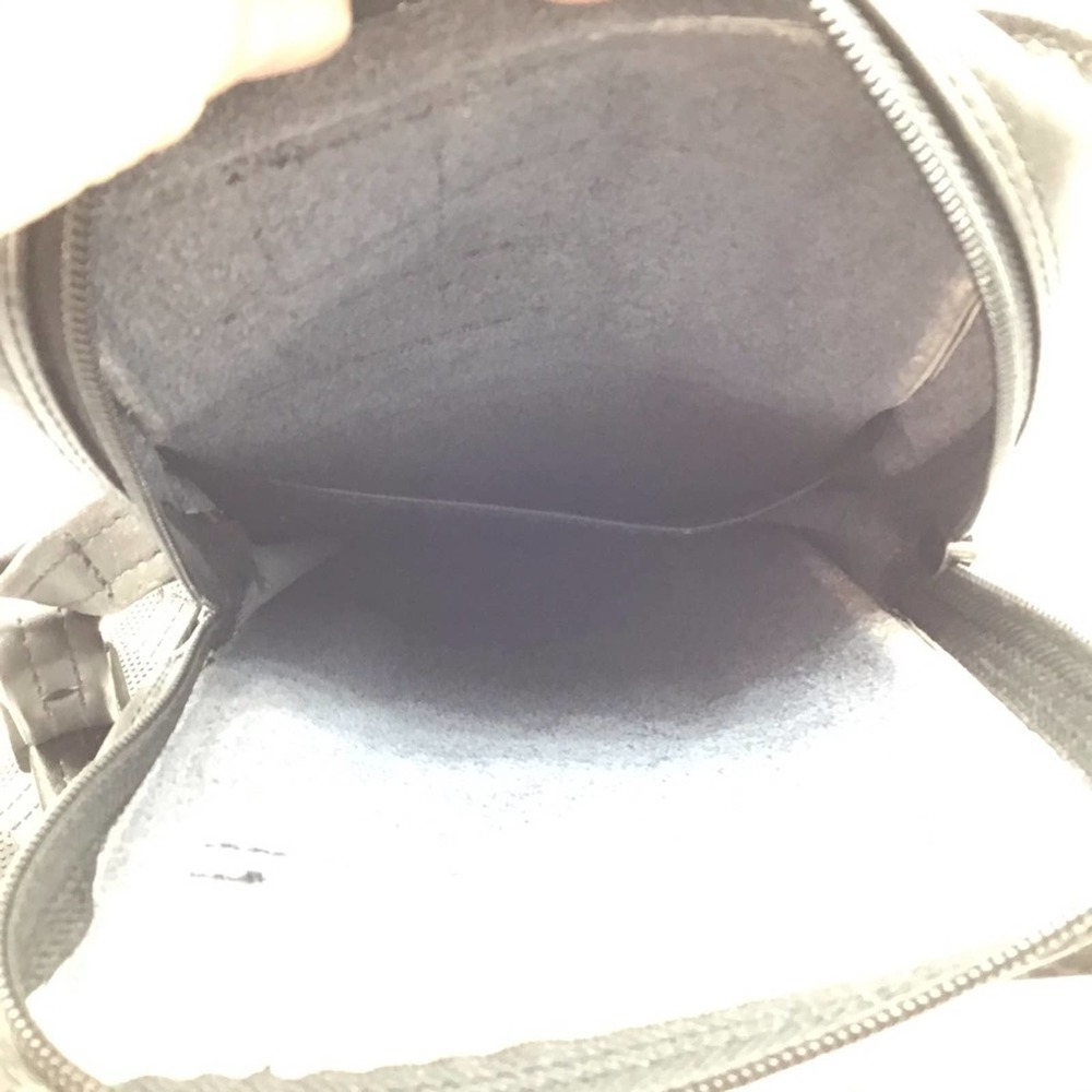 BRAND black leather travel bag w/adjustable strap - Picture 10 of 16